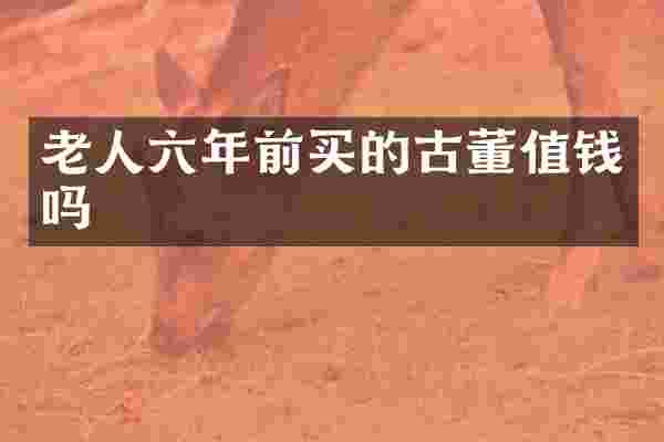老人六年前买的古董值钱吗