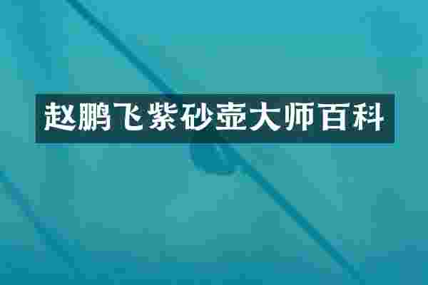 赵鹏飞紫砂壶大师百科
