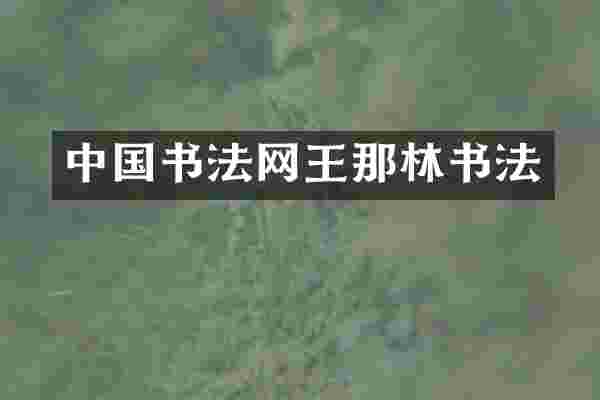 中国书法网王那林书法