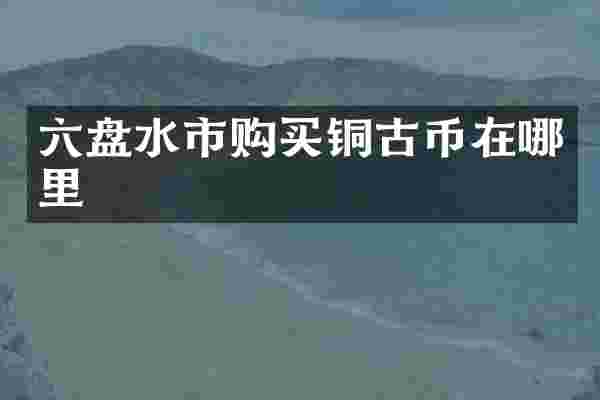 六盘水市购买铜古币在哪里