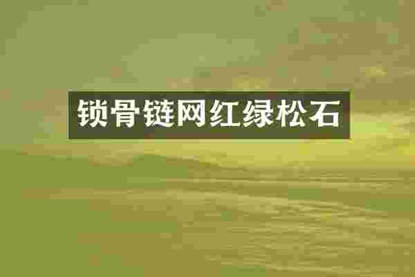 锁骨链网红绿松石