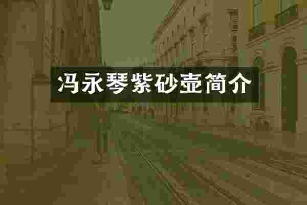 冯永琴紫砂壶简介