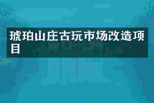 琥珀山庄古玩市场改造项目