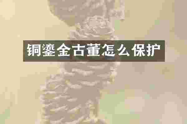 铜鎏金古董怎么保护