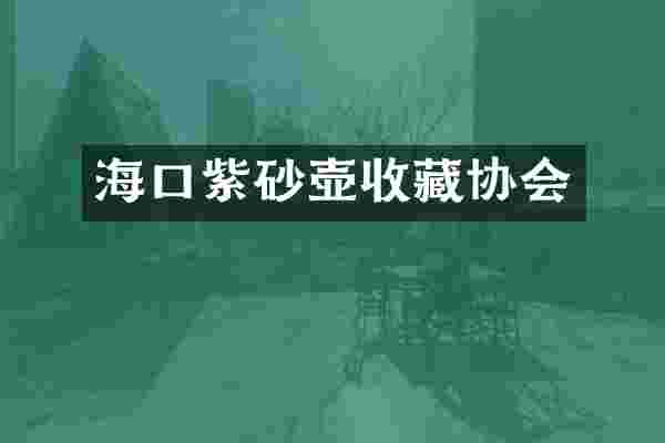 海口紫砂壶收藏协会