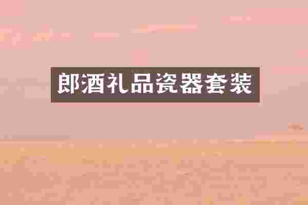 礼品瓷器套装