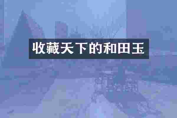 收藏天下的和田玉