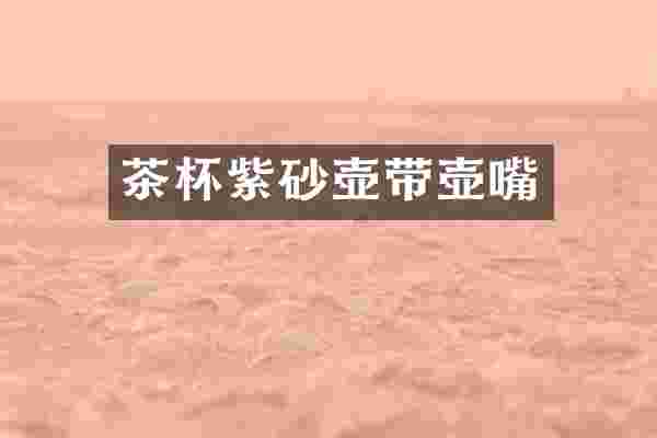 茶杯紫砂壶带壶嘴