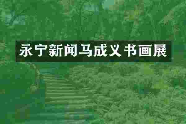 永宁新闻马成义书画展