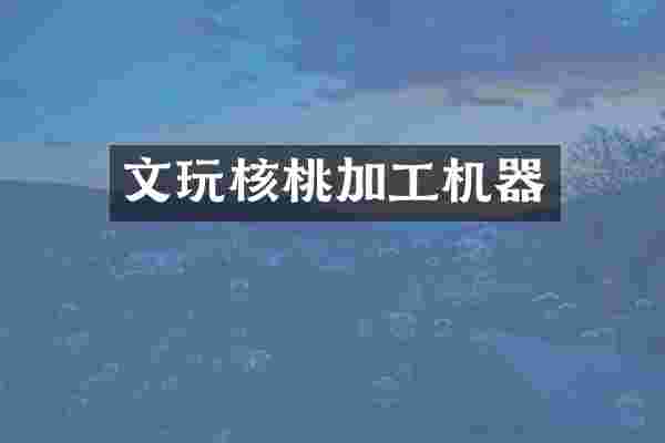 文玩核桃加工机器