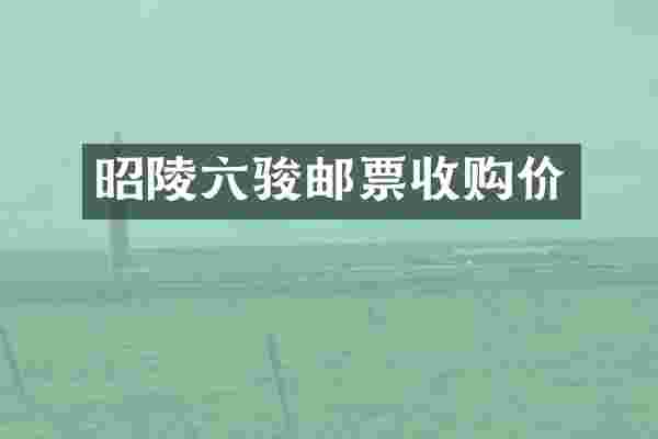 昭陵六骏邮票收购价
