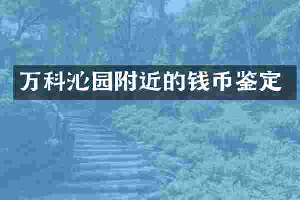 万科沁园附近的钱币鉴定