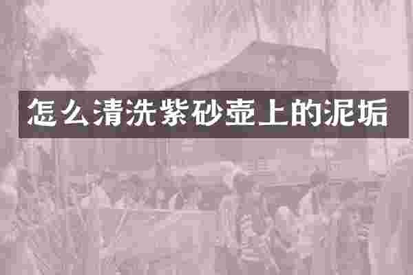 怎么清洗紫砂壶上的泥垢