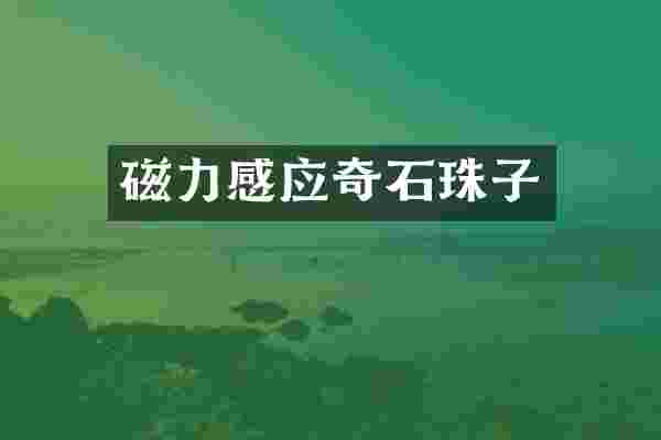 磁力感应奇石珠子
