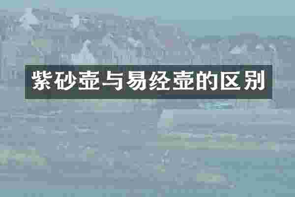 紫砂壶与易经壶的区别