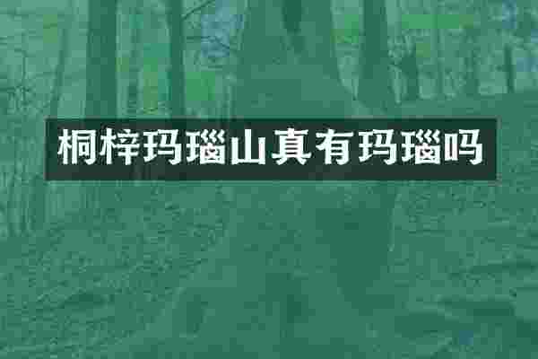 桐梓玛瑙山真有玛瑙吗