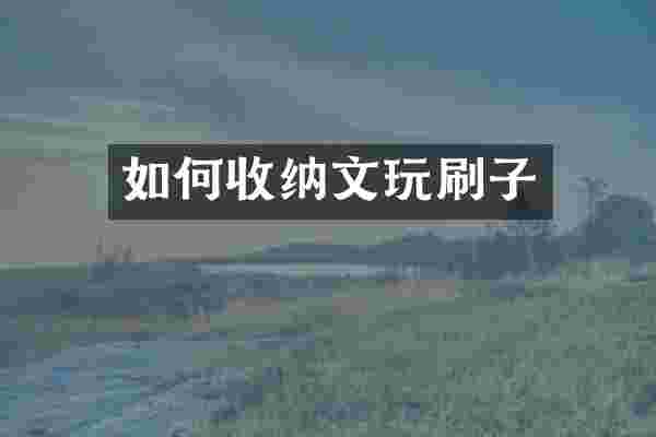 如何收纳文玩刷子