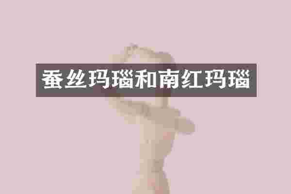 蚕丝玛瑙和南红玛瑙