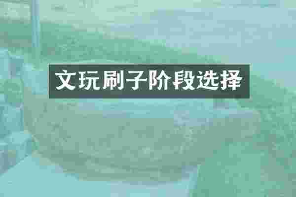 文玩刷子阶段选择