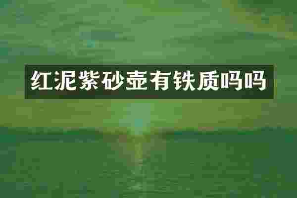 红泥紫砂壶有铁质吗吗