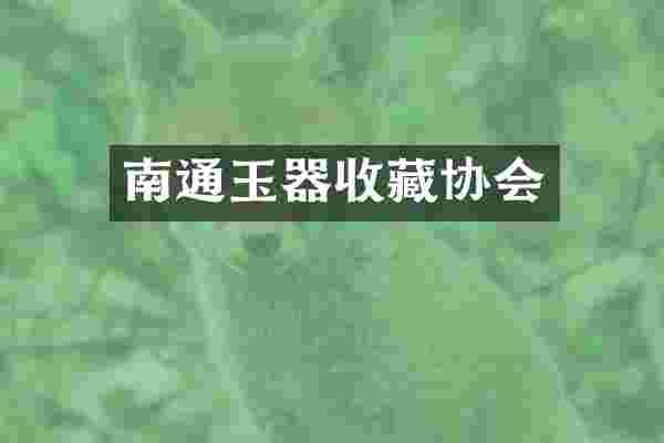 南通玉器收藏协会