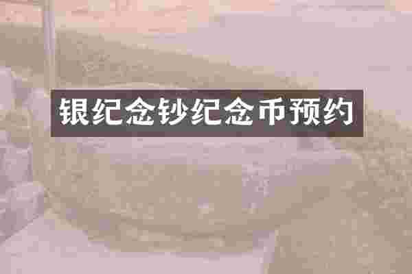 银纪念钞纪念币预约