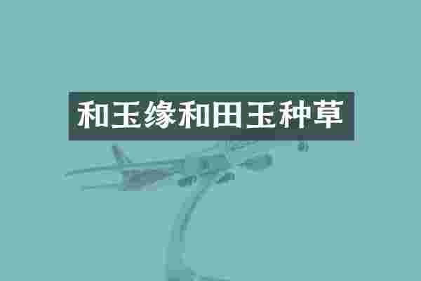 和玉缘和田玉种草