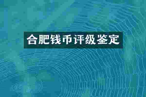 合肥钱币评级鉴定