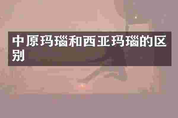 中原玛瑙和西亚玛瑙的区别