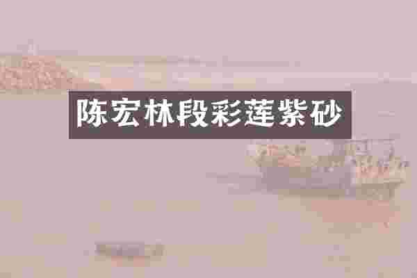 陈宏林段彩莲紫砂