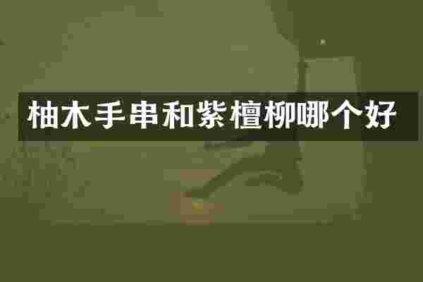 柚木手串和紫檀柳哪个好
