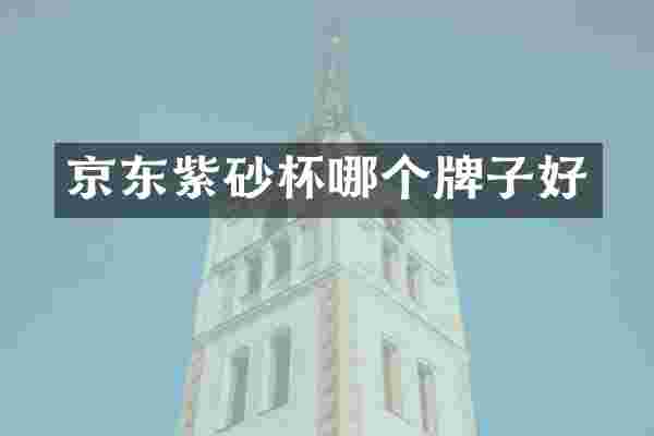 京东紫砂杯哪个牌子好