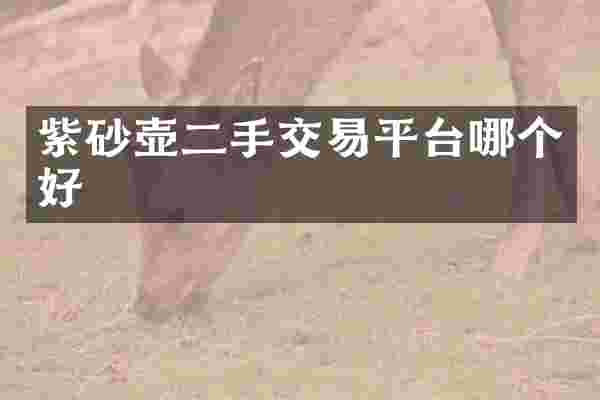 紫砂壶二手交易平台哪个好