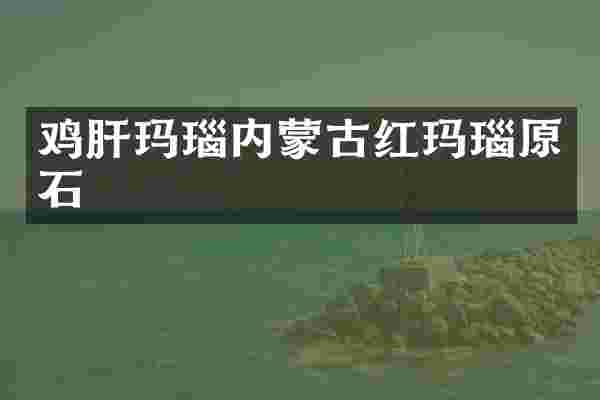 鸡肝玛瑙内蒙古红玛瑙原石