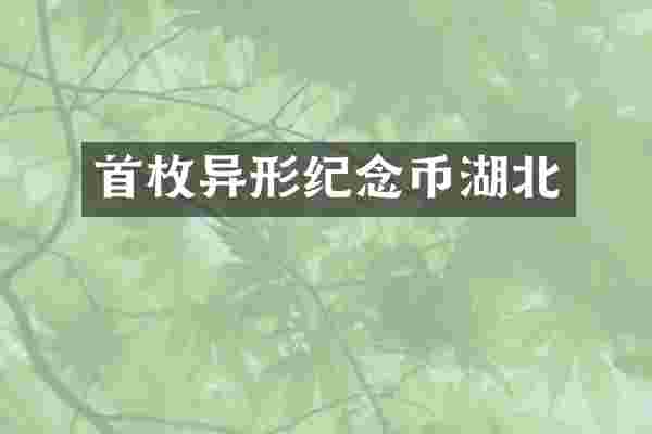 首枚异形纪念币湖北