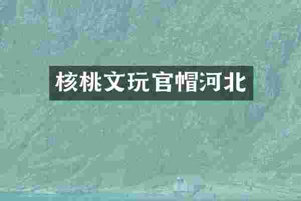 核桃文玩官帽河北