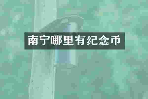 南宁哪里有纪念币