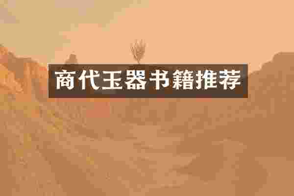 商代玉器书籍推荐