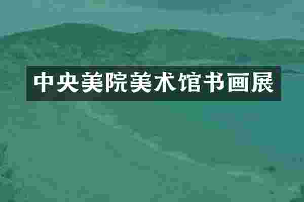 中央美院美术馆书画展