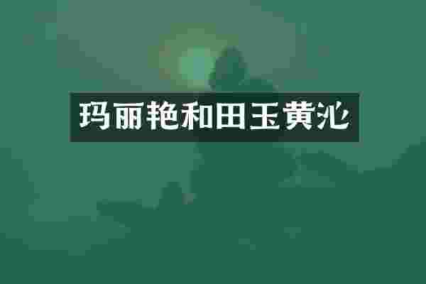 玛丽艳和田玉黄沁