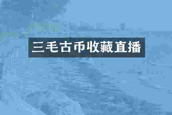 三毛古币收藏直播