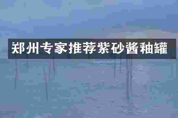 郑州专家推荐紫砂酱釉罐