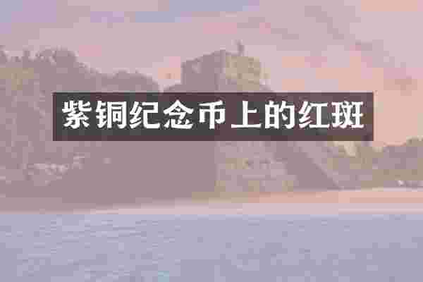 紫铜纪念币上的红斑