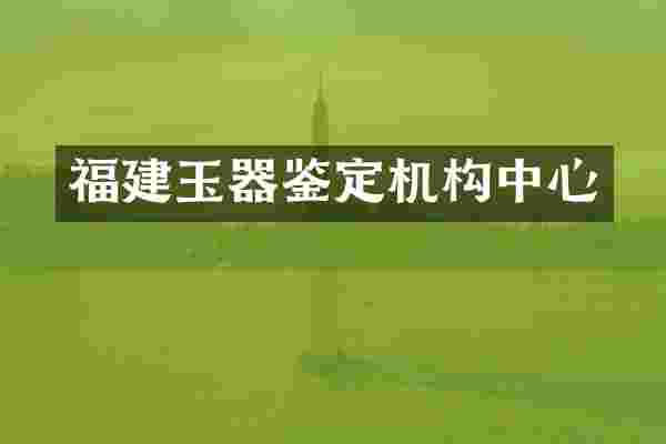 福建玉器鉴定机构中心