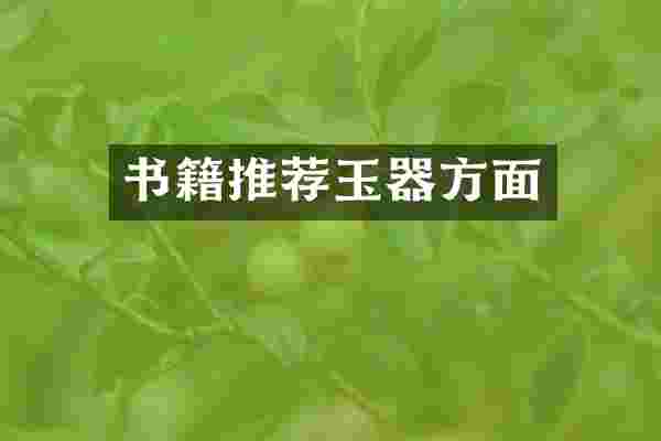 书籍推荐玉器方面