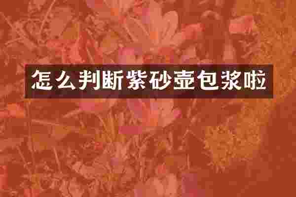 怎么判断紫砂壶包浆啦