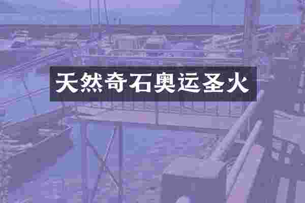 天然奇石奥运圣火