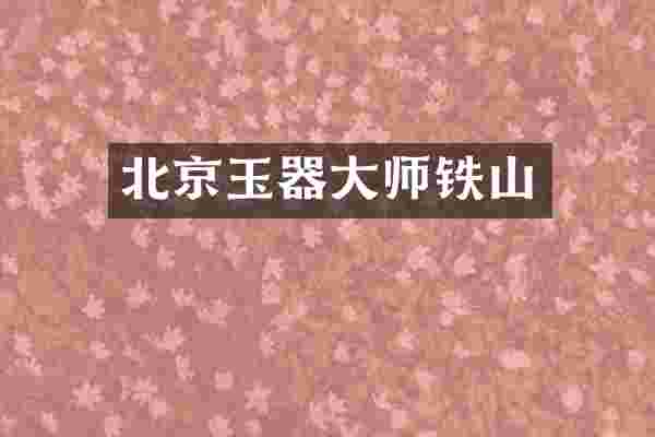 北京玉器大师铁山