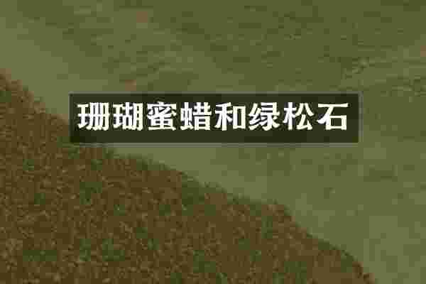 珊瑚蜜蜡和绿松石