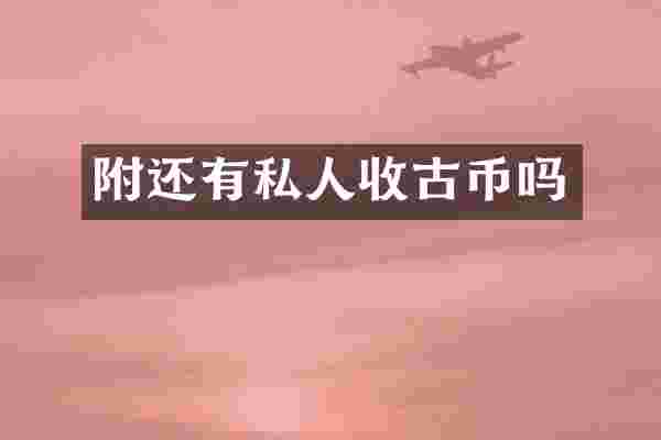 附还有私人收古币吗